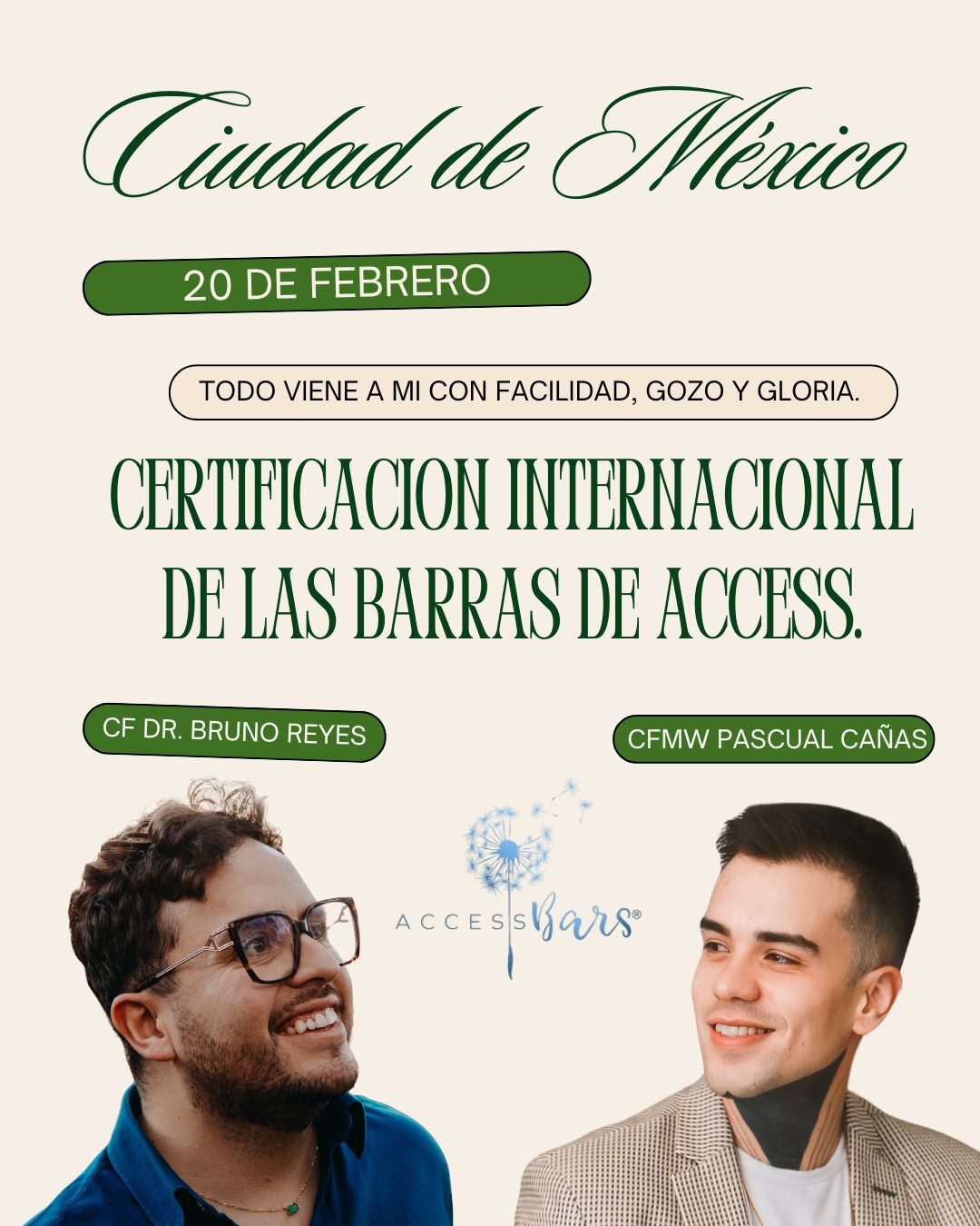 Las Barras de Access Consciousness. Certificación en CDMX